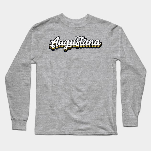 AU Cursive Long Sleeve T-Shirt by Josh Wuflestad